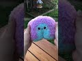 fluffie stuffiez rainbow plush 🌈 shorts freeproduct asmr satisfyingvideo oddlysatisfying