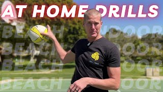 Home Volleyball Drills - Beach & Indoor