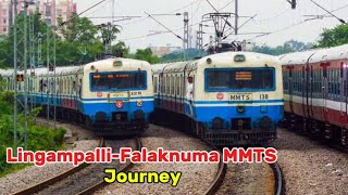 Lingampalli-Falaknuma MMTS Journey,Begumpet Airport,HussainSagar,Secunderabad JN,Crossing Train