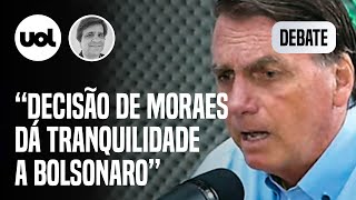 'Pintou um clima': Decisão de Moraes sobre fala de Bolsonaro pode tirar tema do debate, diz Bombig