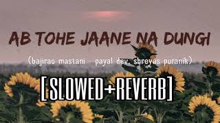 Ab Tohe Jane Na Doongi | Slow+Reverb | Bajirao Mastani | Ranveer Singh, Deepika Padukone | Deleted