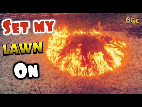 What does burning your yard do?