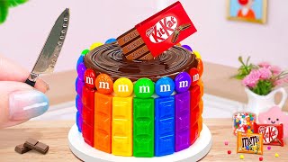 Perfect Melting KitKat Rainbow Cake 🌈🍫 Easy & Fun Mini Cake Decorating Ideas ❤ SoYummy