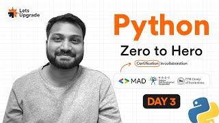 Day 3 | Control Statements | Python Programming Essentials Bootcamp (5 Days)