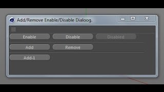 Python tutorial: Add-Remove Enable-Disable GUI fields