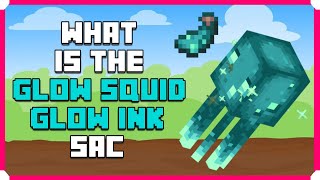 What is a Glow Squid / Glow Ink? | 1.17 Caves And Cliffs Update Preview [Minecraft Bedrock Edition]