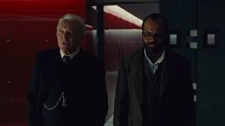 Westworld S2 E7 - Bernard and Robert Ford - Great library of alexandria