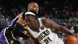 Los Angeles Lakers vs Milwaukee Bucks Full Game Highlights | 2021-22 NBA Season