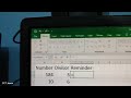 mod function in excel