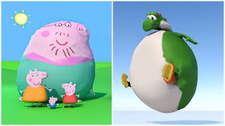 Yoshi, Kirby and friends Inhales Coke and Mentos, What Could Go Wrong? 🍄🙃