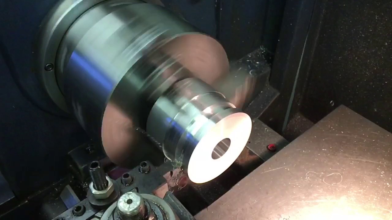 Machining Pulley Blank On Lathe Youtube