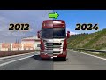 2012 vs 2024: ETS2 1 vs ETS2 1.51 : The Change of Euro Truck Simulator 2