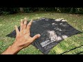 tarp review shine trip black hexagonal easy setup flysheet