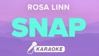 SNAP Lyrics Karaoke Instrumental | Rosa Linn