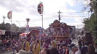 ２０１６年１１月５日　富士宮祭り３日目、富士山本宮浅間大社内（御手洗橋）の競り合い（高嶺区－城山区　おとこ衆編）を撮る。（お囃子合戦録音）