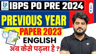 IBPS PO Pre 2024 | IBPS PO Pre 2023 Complete Paper Discussion | By Vishal Sir