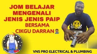 PENJELASAN MENGENAI JENIS JENIS PAIP AIR