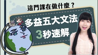 原來只要弄懂這些概念，就可以看懂80%以上的多益句子結構！