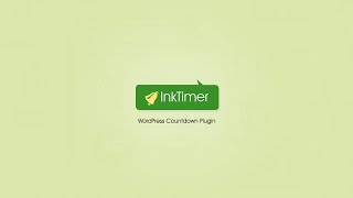 InkTimer - WordPress Countdown Plugin