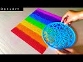 Simple Rangoli | Diwali Rangoli Designs | Navratri Rangoli designs | Rangoli colors | Ranu Art