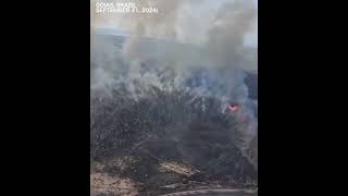 Aerial views show national park ablaze near Brazilian capital