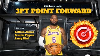 *NEW* RARE 3PT POINT FORWARD BUILD IN NBA 2K23! SUPER RARE OVERPOWERED DEMIGOD BUILD IN NBA 2K23!