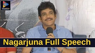 Akkineni Nagarjuna Speech About Manmadhudu 2 Movie || Rahul Ravindran || Rakul || Telugu Full Screen