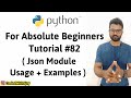Json Module With Examples | Python Tutorials For Absolute Beginners In Hindi #82