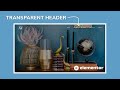 Create a Transparent Homepage Header in Elementor Pro