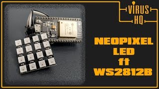 Neopixel LEDs with ESP32 ft WB2812B LED Pad