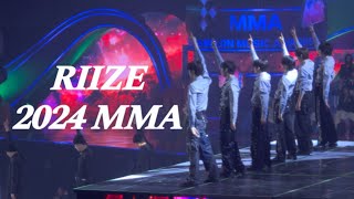 [라이즈/fan cam/4k] RIIZE 2024 MMA COMBO+BOOM BOOM BASE | NONE VCR | FULL CAM | 306구역 | galaxy ultra 24