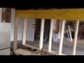 how to install load bearing beam laminated veneer lumber lvl part 4