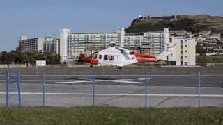 Weymouth and Portland Coast gaurd search and rescue helicopter