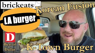 Brickeats- LA Burger K-Town Korean Fusion Burger