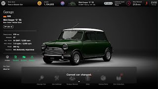 Gran Turismo 7 Mini Cooper S '95 Tuning/Upgrade