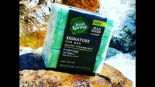 Irish Spring Signature for men hydrating bar review