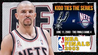 Jason Kidd (16pts 9ast 8reb) - 2003 NBA Finals Game 4 - San Antonio Spurs at New Jersey Nets