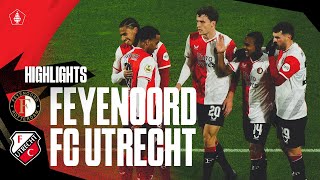 NEXT ROUND ✔ | Highlights Feyenoord – FC Utrecht | TOTO KNVB Beker 2023-2024