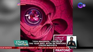 "Viva Magenta," color of the year 2023, ayon sa Pantone Color Institute | SONA