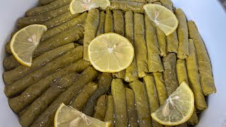 Zeytinyağlı yaprak sarması‼️Ağızda Dağılan zeytinyağlı dolma 😋💯#zeytinyağlıdolma