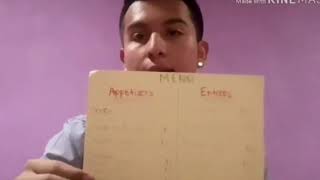 Competency Based language Teaching "Ordering food"