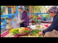 Making pickled cabbage and vegetables in the village|rural lifestyle