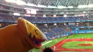 トラナンデスくん1号　デビュー 【阪神タイガース】2011年10月