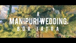 Aerial view of a Manipuri Wedding - Bor Jatra {DJI Phantom 4}