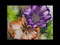 #9 - Acrylic pouring, Bloom Flower Tutorial￼ #howtofluidpaint #acrylicpouring