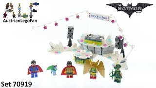 Lego Batman Movie 70919 The Justice League Anniversary Party - Lego Speed Build Review