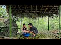 Homeless boy and the poor girl built a bathroom and pulled water pipes to get home - Homeless Boy