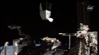 SpaceX Crew Dragon spacecraft re-docks with space station after changing ports