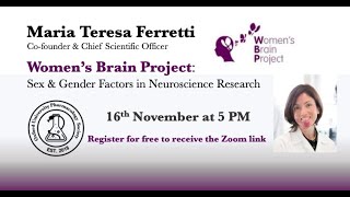 Sex & Gender Factors in Neuroscience Research | Oxford Pharmacology Society
