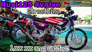 RUSI125 4VALVE STREETBIKE GANITO NA PALA ANG GASTOS!😵🤑